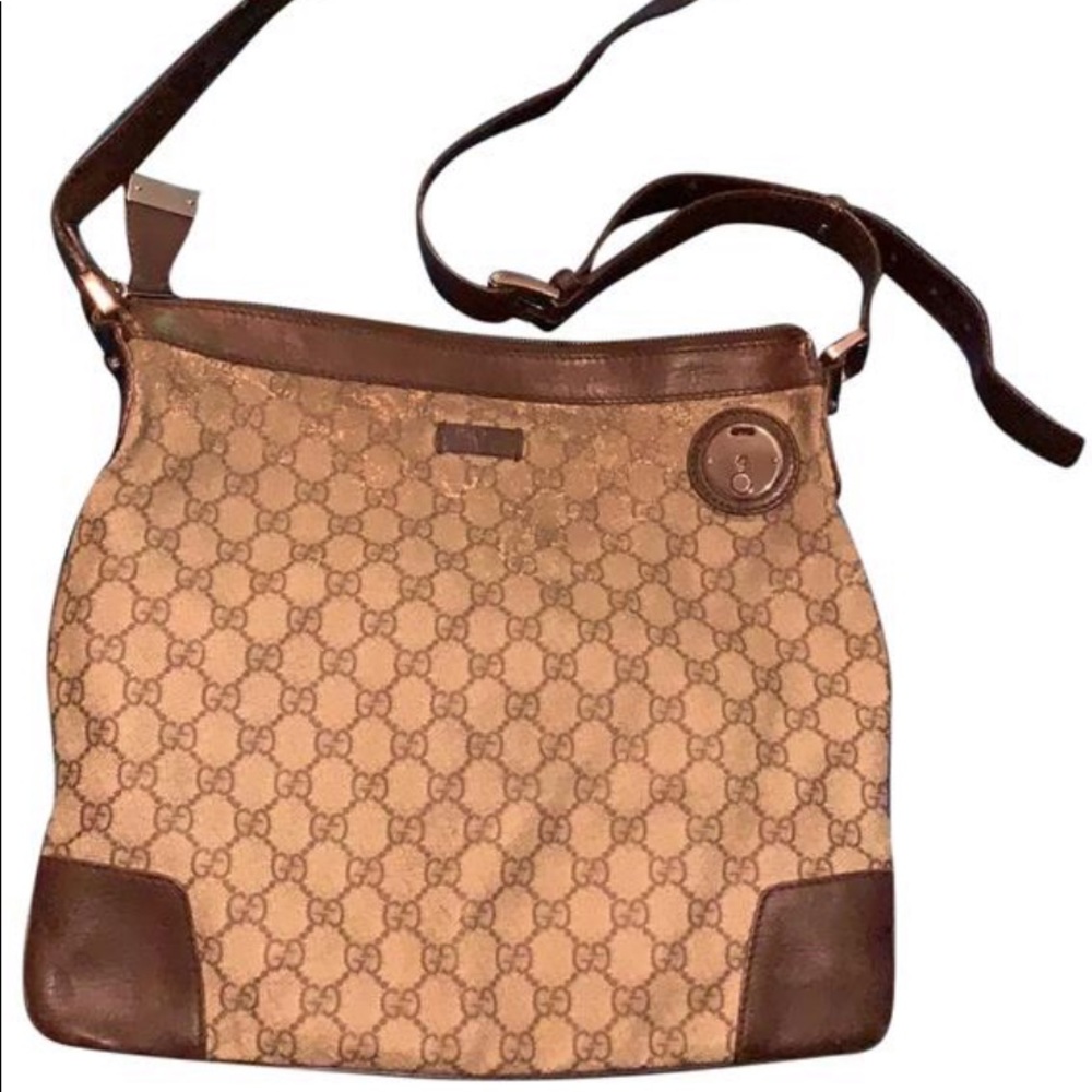 Gucci Supreme Large Crossbody Bag